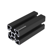 Aluminium Nutprofil 4545 Schwarz Aluminium Nutprofil 4545 Schwarz