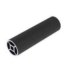 Aluminium Rundrohr 28mm Schwarz Aluminium Rundrohr 28mm Schwarz