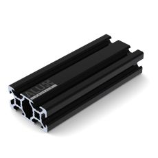 Alux Schwarz Eloxiertes Aluminium V-Slot Profil 2040 20x40mm 6mm Nut Extrusion