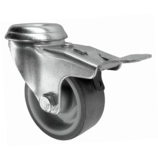 Rolle 50 Rückenloch mit Bremse