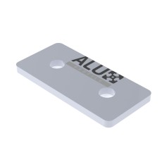Aluminium Verbinderplatte Alux Profile 45x90 Aluminium Nutprofil