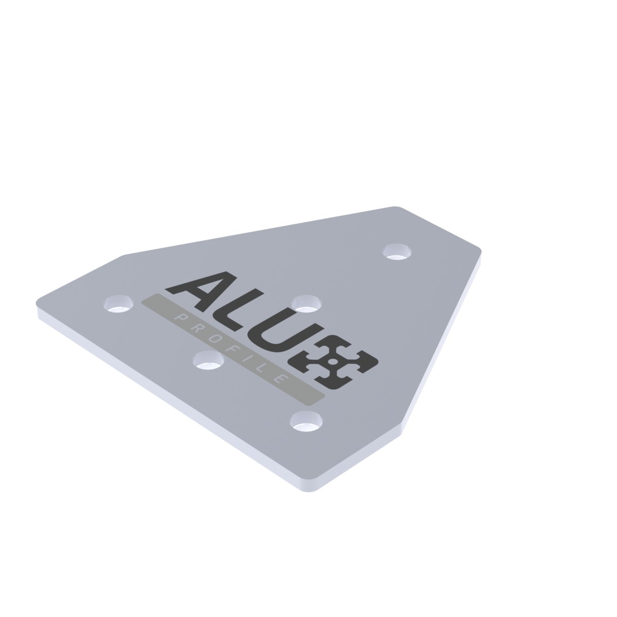 Aluminium Verbinderplatte Alux Profile T 135x135 Aluminium Nutprofil
